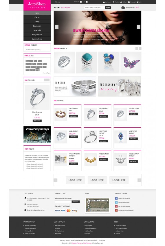 Plantilla de Jery Shop Responsive